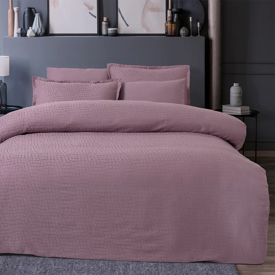 image_1080 Спално бельо - Altınbaşak Сатен Жакард „Adelya Lila“– 6 части - Image 1