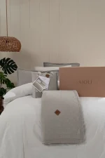 Памучно покривало Majoli Manu Today – Stone Washed, 3 части - Image 3