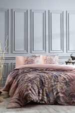 Спално бельо  Özdilek  „Brisa Folha“  - 4 части – Памук Ранфорс