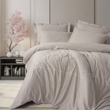 Спално бельо „Alameda Lila“ Cotton box -6 части
