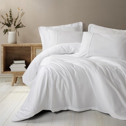Beyaz - Silky Saten – Спален комплект Lyocell / Памук – King size