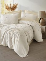 Спално бельо „Blade Bej“ Cotton box -6 части