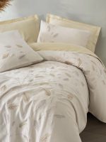 Спално бельо „Blade Bej“ Cotton box -6 части - Image 3