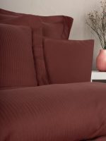 Tensel Craft – Луксозен комплект спално бельо Lyocell + Памук – Bordo(керемидено бордо) - Image 2