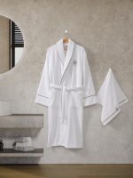 Дамски сет халат Guher + кърпа – Cotton Box - M/L