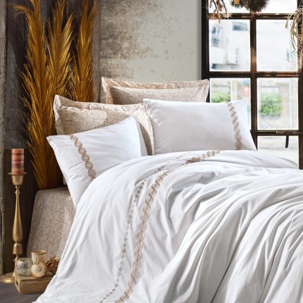 „Ines Bej – Majestic Series“ Спален комплект Памук Поплин – 6 части – за двойно легло