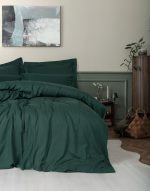 Tensel Craft – Луксозен комплект спално бельо Lyocell + Памук - Petrol(Петрол)