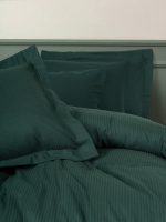 Tensel Craft – Луксозен комплект спално бельо Lyocell + Памук - Petrol(Петрол) - Image 2