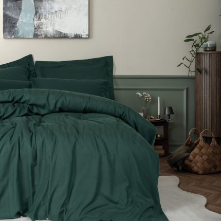 Tensel Craft – Луксозен комплект спално бельо Lyocell + Памук - Petrol(Петрол)