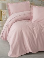 Спално бельо - Cotton Box „Pudra“ – сатен 100% памук – 4 части за спалня - Image 3