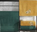 Cotton Box – Луксозен комплект кърпи Yesil / Sari (Зеленo и Горчица)– 4 части – 100% Памук - Image 2