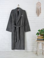 Unisex халат – Cotton Box – серия Zen – антрацит L/XL