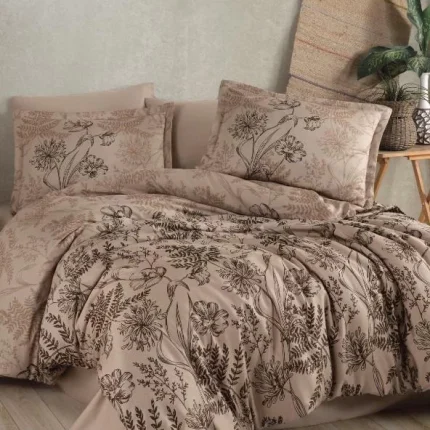 Спално бельо – Clasy – Delux Saten “ Le Pala „ – 6 части – за спалня