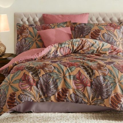 „Greta Terra“ Спален комплект Памук Сатен – 6 части – за двойно легло