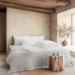 „Milagros Dove“ Спален комплект Памук Ранфорс – 4 части – за спалня