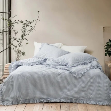 „Milagros Ren Storm“ Спален комплект Памук Yarn Dyed – 4 части – за спалня