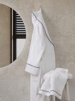 „Josina Beyaz“ Комплект халат и кърпа 100% Памук  – L/XL - Image 2