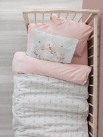 Cotton Box „Mamiduck Pembe“ бебешки спален комплект – 100% памук ранфорс
