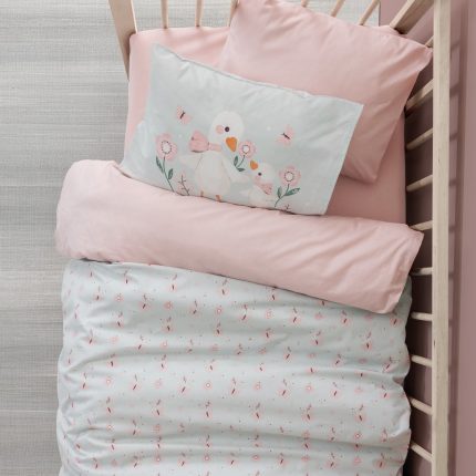 Cotton Box „Mamiduck Pembe“ бебешки спален комплект – 100% памук ранфорс