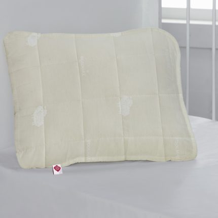 Бебешка възглавница с 100% вълнен пълнеж – 35 x 45 см