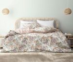 „Melinda Iris“ Спален комплект от 5 части - с 2 единични плика - Памук Ранфорс