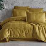 Спално бельо - Clasy - Сатен „Capital V3 Hardal“ - 6 части – за спалня - Image 3