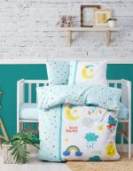 „Tatlı Rüyalar Mint“ бебешки спален комплект – 100% памук ранфорс - Image 2