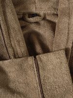 „Exclusive Single“ халат с кърпа – Bej – L/XL – 100% памук - Image 2