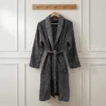 Унисекс  халат за баня– 100% памук – Антрацит