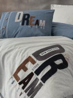 „Forever Gri“ спален комплект Памук Ранфорс – 4 части – за единично легло - Image 2