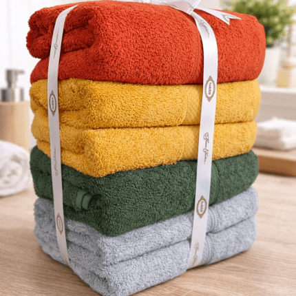 Hobby комплект кърпи 100% памук – 4 броя – 70 x 140 см