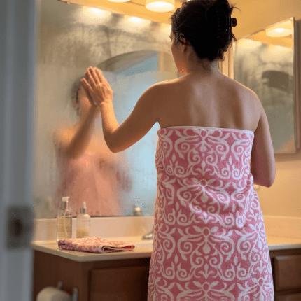 Хавлиена кърпа Hobby – Sehrazat Krem-Pink – 100x150 см – 530 г/м² – 100% памук