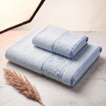 Hobby - Комплект кърпи „Elegant blue“ небесно син - 100% Памук - Image 2