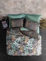 Cotton Box Спално бельо „Clorasa Mint“ Saten – 100% памук сатен – 6 части – за спалня - Image 4