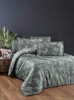 First Choice Спално бельо „Karlis Moonmist“ Памучен сатен – 7 части – за спалня с два плика