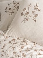 Cotton Box Спално бельо „Hemera“ Cotton Keten – 25% лен и 75% памук – 6 части – за двойно легло - Image 2