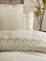 Cotton Box Спално бельо „Darian“ Cotton Keten – 25% лен и 75% памук – 6 части – за спалня - Image 2