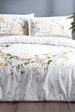 Özdilek Спално бельо „Jardin De Flor Beyaz“ Ranforce – 100% памук ранфорс – 4 части – за спалня - Image 3
