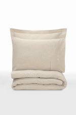 Cotton Box Спално бельо „Forbes“ Cotton Keten – 25% лен и 75% памук – 6 части – за спалня - Image 3