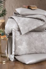 First Choice Спално бельо „Karlis Raindrops“ Памучен сатен – 7 части – за спалня с два плика - Image 2