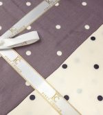 First Choice Спално бельо „Point Lilac“ Памучен сатен – 100% памук – 7 части – за спалня с два плика - Image 2