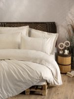 Cotton Box Спално бельо „Forbes“ Cotton Keten – 25% лен и 75% памук – 6 части – за спалня