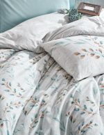 Cotton Box Спално бельо „Lendell Mint“ Ranforce – 100% памук – 4 части – за спалня - Image 2