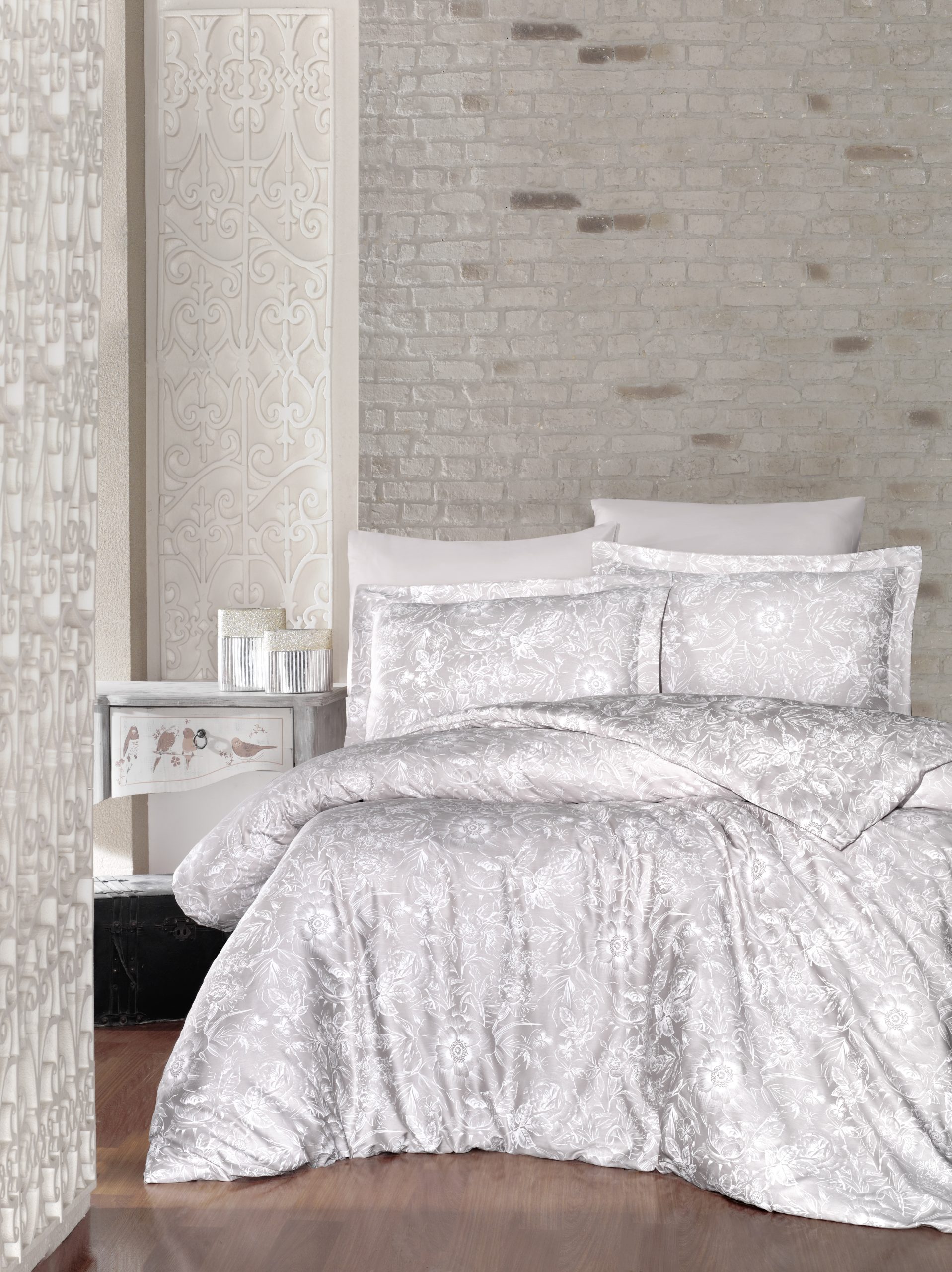 prod_e703d09c-e2f5-4c35-80de-adf06765a0d6 First Choice Спално бельо „Advina Champagne“ Памук Сатен – 6 части – за спалня - Image 1