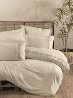 Cotton Box Спално бельо „Darian“ Cotton Keten – 25% лен и 75% памук – 6 части – за спалня