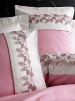 Cotton Box Спално бельо „Niobe Pink“ Brode Saten – 100% памук сатен – 6 части – за спалня - Image 2