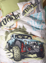 Cotton Box  Спално бельо „Adventure Yeşil“ Junior Ranforce – 100% памук ранфорс – 3 части – за единично легло - Image 2