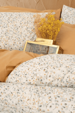 Cotton Box Спално бельо „Posy Bej“ Petite Ranforce – 100% памук ранфорс – 3 части – за единично легло с ластик - Image 2