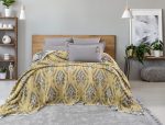 Nijuu Спално бельо „Rustic Hardal“ Перкал с муслиново покривало – 6 части – за спалня