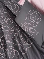 Cotton Box Спално бельо „Primula Rose“ Puff Nakışlı Ranforce – 100% памук ранфорс – 6 части – за спалня - Image 3